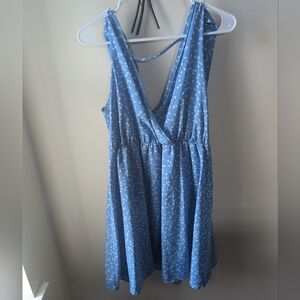 SHEIN dress, 2XL Blue with hearts